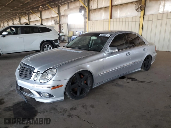 2008 Mercedes-Benz E-Class Sport 5.5L with VIN WDBUF72X48B309844, listed as a Copart auction lot 86982614 with 0 mi miles and Clean Title. Bid and sale history available at carsss.com. Image 1.