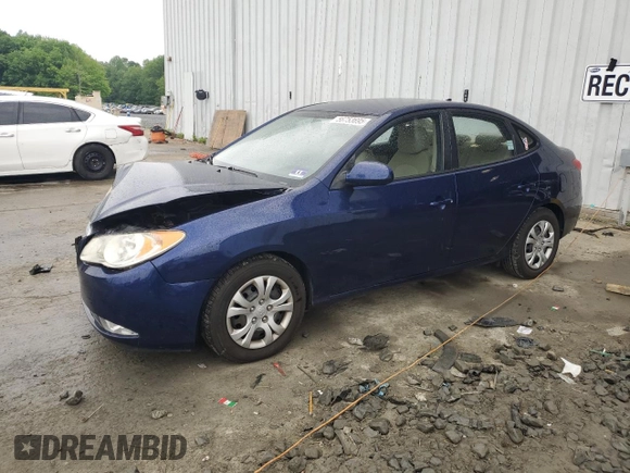 2010 Hyundai Elantra GLS z VIN KMHDU4AD9AU161967, wystawiony jako Copart lot #56753695 z przebiegiem 89 341 mil mil oraz Szkoda całkowita • Salvage title. Historia ofert i sprzedaży dostępna na DreamBid. Obrazek 1.
