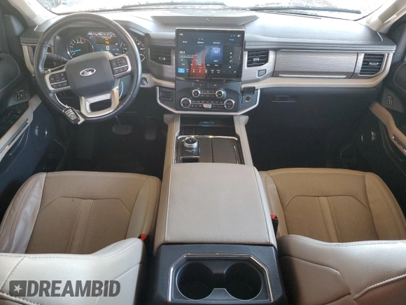 2023 Ford Expedition Max Limited with VIN 1FMJK1K82PEA12389, listed as a Copart auction lot 50215915 with 57,011 mi miles and Clean title. Bid and sale history available at DreamBid. Image 8.