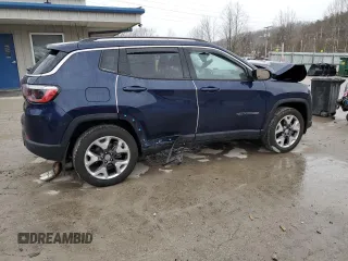 2021 Jeep Compass Limited with VIN 3C4NJDCBXMT602906, listed as a Copart auction lot 47918215 with 70,784 mi miles and Salvage Title. Bid and sale history available at DreamBid. Image 3.