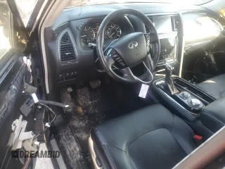 2021 Infiniti QX80 LUXE with VIN JN8AZ2AEXM9271699, listed as a Copart auction lot 74288254 with 55,706 mi miles and Salvage Title. Bid and sale history available at carsss.com. Image 8.