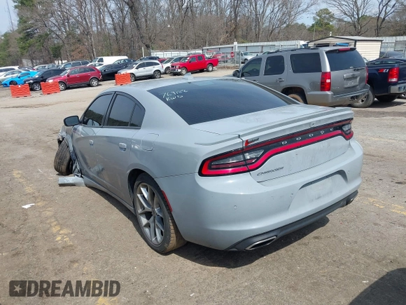 2020 Dodge Charger SXT with VIN 2C3CDXBG9LH232833, listed as a IAAI auction lot 41812035 with 63,391 mi miles. Bid and sale history available at carsss.com. Image 3.