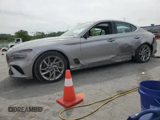 2022 Genesis G70 2.0T z VIN KMTG34TAXNU094262, wystawiony jako Copart lot #54213245 z przebiegiem 70 819 mil mil oraz Szkoda całkowita • Salvage title. Historia ofert i sprzedaży dostępna na DreamBid. Obrazek 1.
