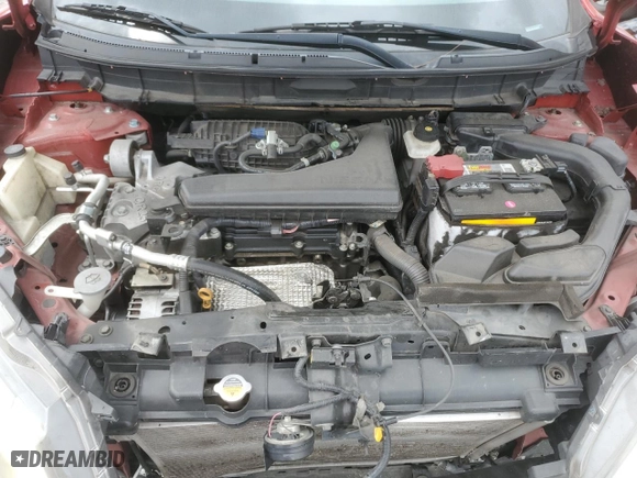 2017 Nissan Rogue SV with VIN 5N1AT2MN0HC803426, listed as a Copart auction lot 72446374 with 184512 miles and Salvage Title. Bid and sale history available at carsss.com. Image 12.