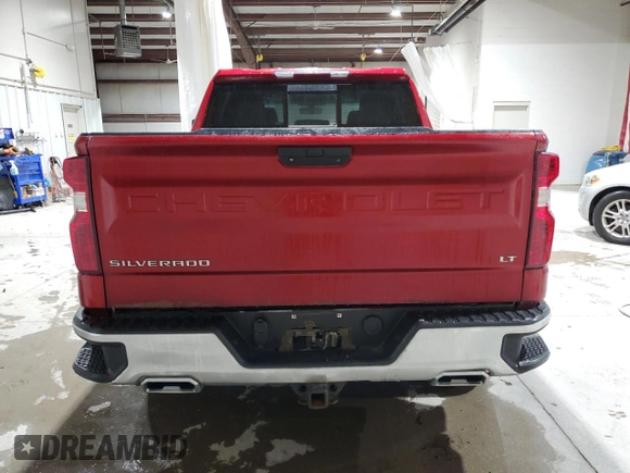 2021 Chevrolet Silverado 1500 LT with VIN 3GCUYDETXMG234359, listed as a Copart auction lot 87718045 with 50,494 mi miles and Salvage Title. Bid and sale history available at carsss.com. Image 6.