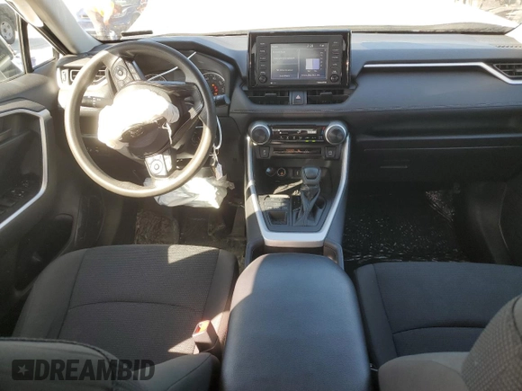2021 Toyota RAV4 LE with VIN 2T3G1RFV1MC234301, listed as a Copart auction lot 50177345 with 86,696 mi miles and Salvage Title. Bid and sale history available at carsss.com. Image 8.