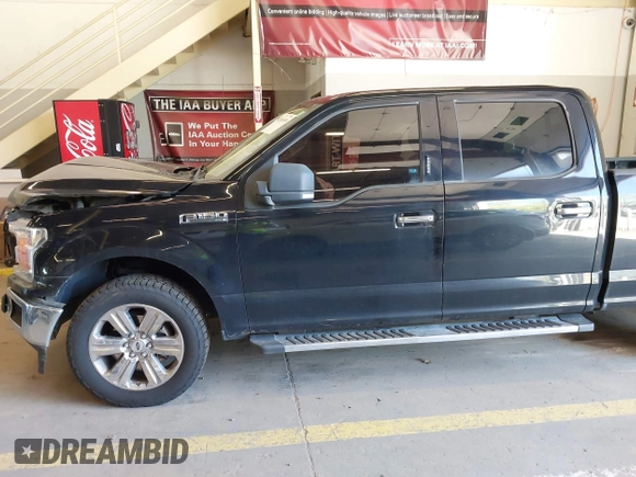 2018 Ford F-150 XL with VIN 1FTFW1E53JKC00430, listed as a IAAI auction lot 42086555 with 67,761 mi miles and . Bid and sale history available at DreamBid. Image 14.