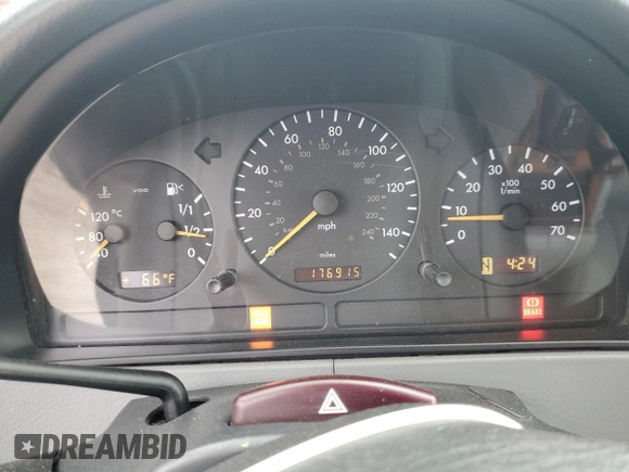 2002 Mercedes-Benz M-Class with VIN 4JGAB75E12A316799, listed as a Copart auction lot 51970785 with 176,915 mi miles and Salvage Title. Bid and sale history available at carsss.com. Image 9.