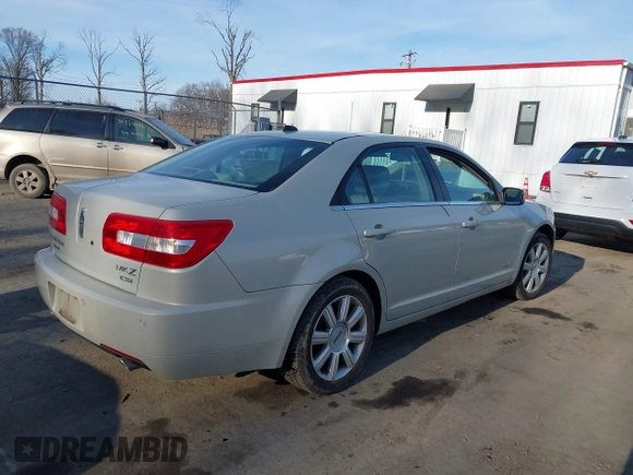 2008 Lincoln MKZ with VIN 3LNHM28T48R634730, listed as a IAAI auction lot 41659769 with 100,251 mi miles. Bid and sale history available at carsss.com. Image 4.