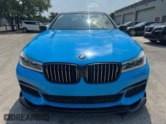 2017 BMW 7 Series 750i with VIN WBA7F0C34HGM22159, listed as a Copart auction lot 50847125 with 79,952 mi miles and Salvage title. Bid and sale history available at DreamBid. Image 5.