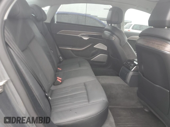 2019 Audi A8 L with VIN WAU8DAF88KN019828, listed as a Copart auction lot 88327945 with 27,307 mi miles and Non Repairable. Bid and sale history available at carsss.com. Image 10.