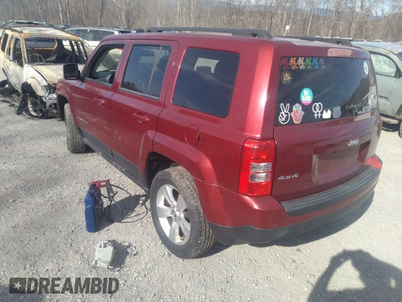 2014 Jeep Patriot Sport with VIN 1C4NJRBB8ED689016, listed as a IAAI auction lot 41613215 with 180,047 mi miles and . Bid and sale history available at carsss.com. Image 3.