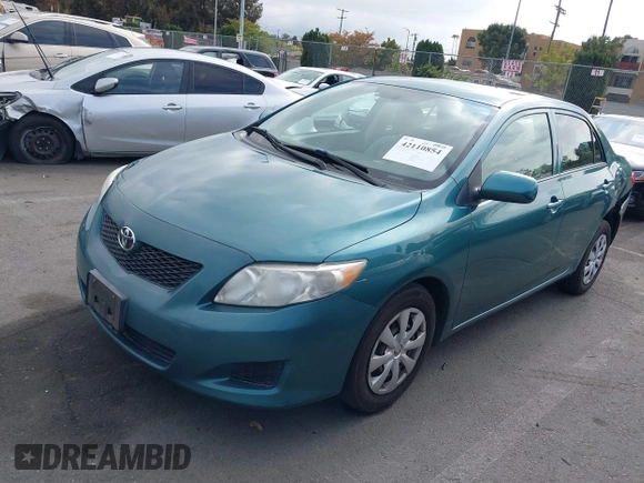 2009 Toyota Corolla with VIN 1NXBU40E49Z122815, listed as a IAAI auction lot 42110854 with 46,219 mi miles. Bid and sale history available at carsss.com. Image 2.