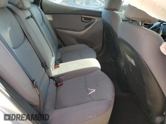 2013 Hyundai Elantra GLS with VIN 5NPDH4AE5DH327546, listed as a Copart auction lot 57736934 with 117,412 mi miles and Salvage title. Bid and sale history available at DreamBid. Image 10.