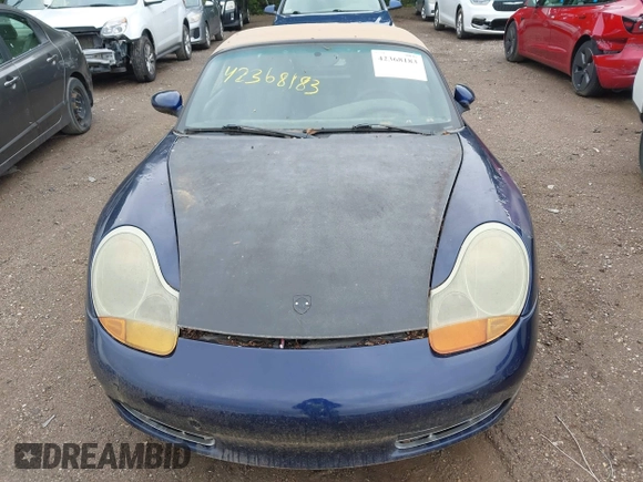 2002 Porsche Boxster with VIN WP0CA29822U622397, listed as a IAAI auction lot 42368183 with 189,696 mi miles and . Bid and sale history available at DreamBid. Image 14.
