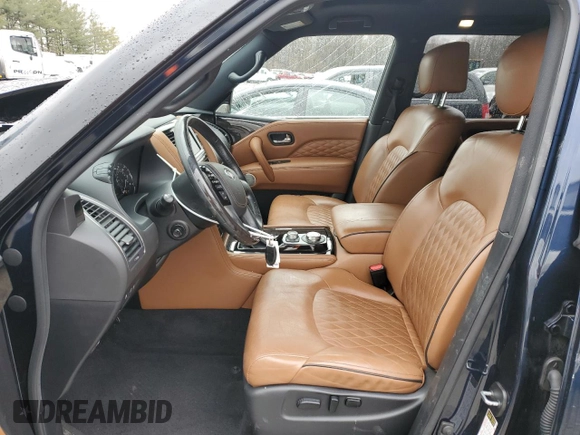 2021 Infiniti QX80 SENSORY with VIN JN8AZ2BC1M9476079, listed as a Copart auction lot 45186345 with 60,368 mi miles and Salvage Title. Bid and sale history available at carsss.com. Image 7.