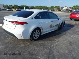 2024 Toyota Corolla LE with VIN 5YFB4MDE5RP164406, listed as a IAAI auction lot 41911080 with 6,490 mi miles. Bid and sale history available at carsss.com. Image 4.