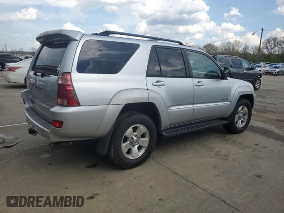 2004 Toyota 4Runner SR5 with VIN JTEBU14R740045045, listed as a Copart auction lot 52550935 with 253,065 mi miles and Salvage Title. Bid and sale history available at DreamBid. Image 3.