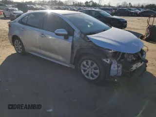 2022 Toyota Corolla LE with VIN JTDEPMAE0NJ201949, listed as a Copart auction lot 46771045 with 67,792 mi miles and Salvage Title. Bid and sale history available at carsss.com. Image 4.