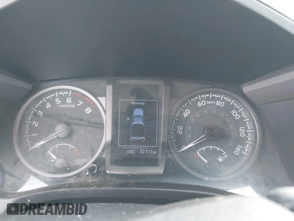 2020 Toyota Tacoma SR5 with VIN 3TMCZ5AN7LM321061, listed as a IAAI auction lot 41985533 with 32,111 mi miles and . Bid and sale history available at DreamBid. Image 7.
