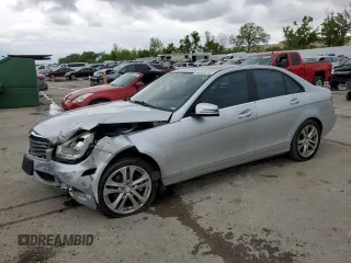 2012 Mercedes-Benz C 300 Sport with VIN WDDGF8BB3CR193194, listed as a Copart auction lot 55806295 with 136,358 mi miles and Salvage title. Bid and sale history available at DreamBid. Image 1.