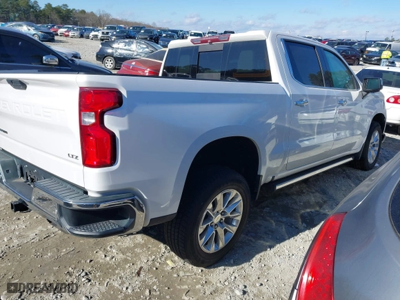 2019 Chevrolet Silverado 1500 LTZ with VIN 1GCUYGEL3KZ123666, listed as a IAAI auction lot 41145149 with 70,043 mi miles. Bid and sale history available at carsss.com. Image 4.