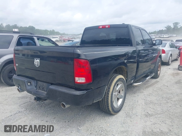 2012 Ram 1500 Express with VIN 1C6RD6FT8CS138885, listed as a IAAI auction lot 42435396 with 66,593 mi miles and . Bid and sale history available at DreamBid. Image 4.
