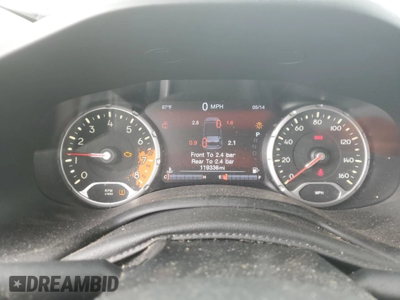 2016 Jeep Renegade Limited with VIN ZACCJBDT4GPC75207, listed as a Copart auction lot 57262285 with 119,336 mi miles and Clean title. Bid and sale history available at DreamBid. Image 9.
