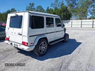 2015 Mercedes-Benz G-Class G 63 AMG with VIN WDCYC7DF0FX231296, listed as a IAAI auction lot 41810368 with 92,158 mi miles. Bid and sale history available at carsss.com. Image 4.