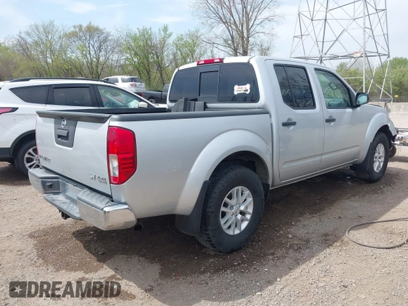2018 Nissan Frontier Pro-4X with VIN 1N6AD0EV4JN747471, listed as a IAAI auction lot 42061739 with 43,661 mi miles and . Bid and sale history available at DreamBid. Image 4.