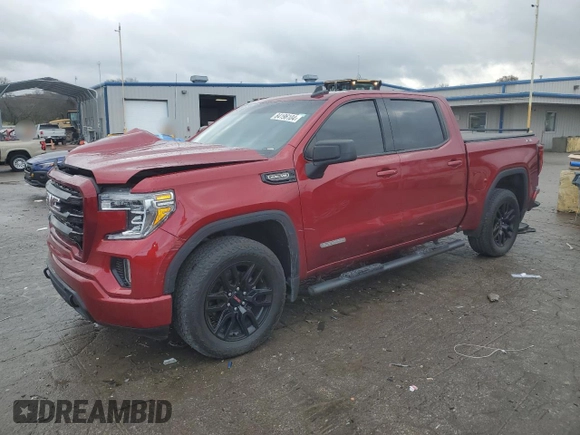 2021 GMC Sierra 1500 Elevation with VIN 3GTU9CED8MG409112, listed as a Copart auction lot 84196104 with 33,285 mi miles and Salvage Title. Bid and sale history available at DreamBid. Image 1.