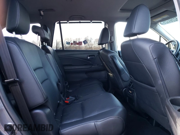 2022 Honda Pilot EX-L with VIN 5FNYF6H55NB023156, listed as a Copart auction lot 52269325 with 43,563 mi miles and Salvage title. Bid and sale history available at DreamBid. Image 12.