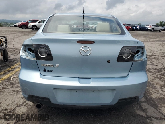 2007 Mazda 3 i Touring with VIN JM1BK32G271754990, listed as a Copart auction lot 55819265 with 64,345 mi miles and Salvage Title. Bid and sale history available at DreamBid. Image 6.