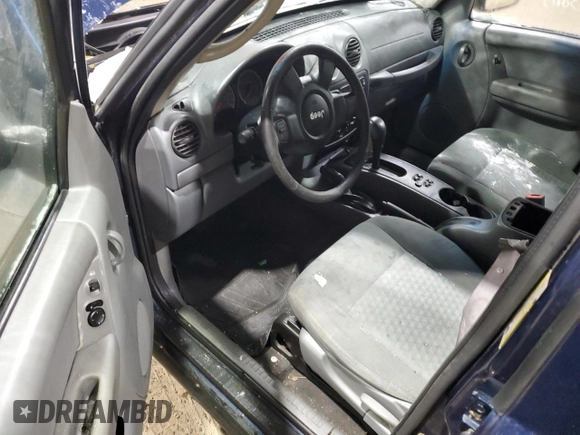 2005 Jeep Liberty Sport with VIN 1J4GL48K65W509415, listed as a Copart auction lot 88840445 with Not Provided miles and Salvage Title. Bid and sale history available at DreamBid. Image 8.