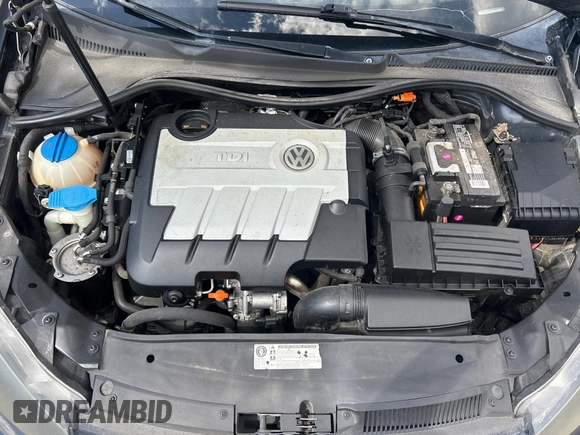 2012 Volkswagen Jetta TDI with VIN 3VWPL7AJ3CM672736, listed as a Copart auction lot 58438515 with 133,339 mi miles and Salvage title. Bid and sale history available at DreamBid. Image 7.