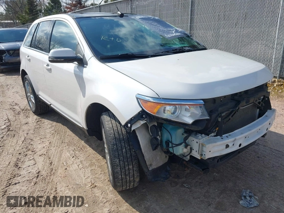 2013 Ford Edge Limited with VIN 2FMDK4KC8DBE06537, listed as a IAAI auction lot 42104475 with 195,965 mi miles. Bid and sale history available at carsss.com. Image 1.