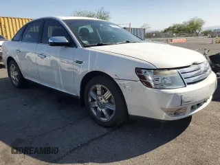 2008 Ford Taurus Limited with VIN 1FAHP28W68G132157, listed as a Copart auction lot 62026185 with 63,648 mi miles and Clean title. Bid and sale history available at DreamBid. Image 4.