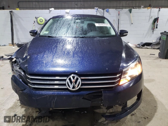 2014 Volkswagen Passat S with VIN 1VWAS7A33EC100788, listed as a Copart auction lot 88483525 with 90,837 mi miles and Clean Title. Bid and sale history available at carsss.com. Image 5.