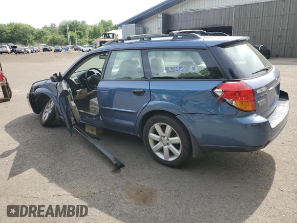 2007 Subaru Legacy Outback with VIN 4S4BP61C977341961, listed as a Copart auction lot 58493925 with 110,032 mi miles and Salvage title. Bid and sale history available at DreamBid. Image 2.