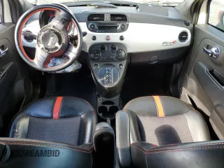 2014 FIAT 500e with VIN 3C3CFFGE9ET172865, listed as a Copart auction lot 76743054 with 87,791 mi miles and Salvage Title. Bid and sale history available at carsss.com. Image 8.