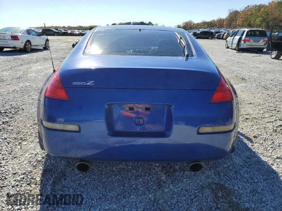 2006 Nissan 350Z Touring with VIN JN1AZ34D56M307872, listed as a Copart auction lot 81666624 with 187,616 mi miles and Salvage Title. Bid and sale history available at carsss.com. Image 6.