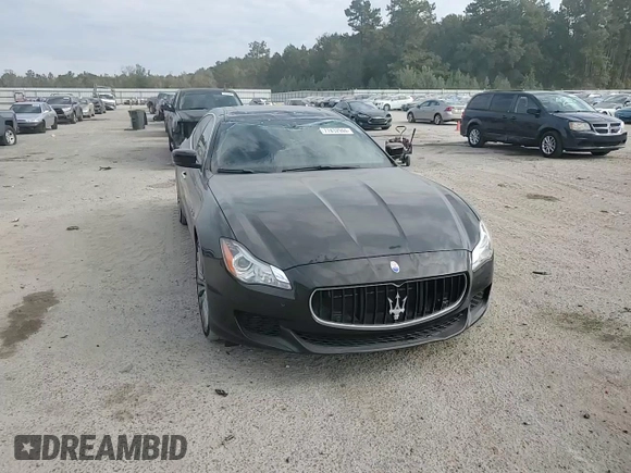 2014 Maserati Quattroporte GTS z VIN ZAM56PPA3E1081181, wystawiony jako Copart lot #77432944 z przebiegiem 33 877 mil mil oraz Czysty tytuł • Clean title. Historia ofert i sprzedaży dostępna na DreamBid. Obrazek 10.