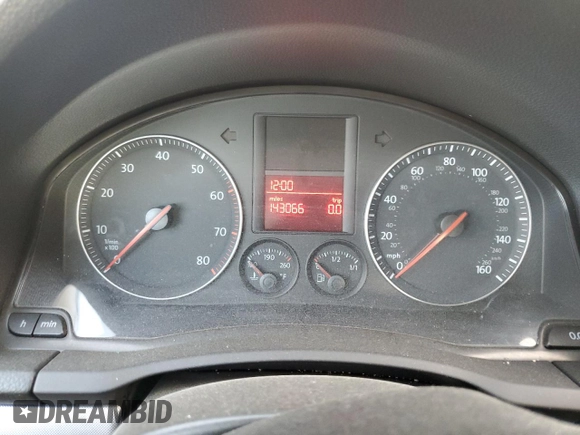 2006 Volkswagen Jetta 2.5L with VIN 3VWSG71K26M778607, listed as a Copart auction lot 88943105 with 143,066 mi miles and Salvage title. Bid and sale history available at DreamBid. Image 9.