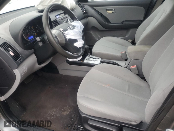 2010 Hyundai Elantra GLS with VIN KMHDU4AD2AU019928, listed as a Copart auction lot 47996125 with 169,334 mi miles and Salvage title. Bid and sale history available at DreamBid. Image 7.