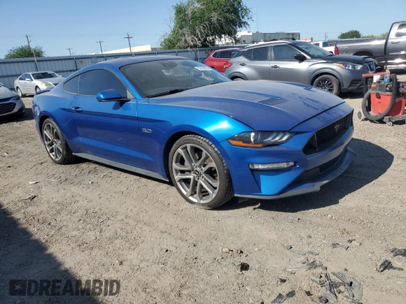 2018 Ford Mustang GT with VIN 1FA6P8CF9J5107286, listed as a Copart auction lot 52190835 with 177,804 mi miles and Salvage title. Bid and sale history available at DreamBid. Image 4.