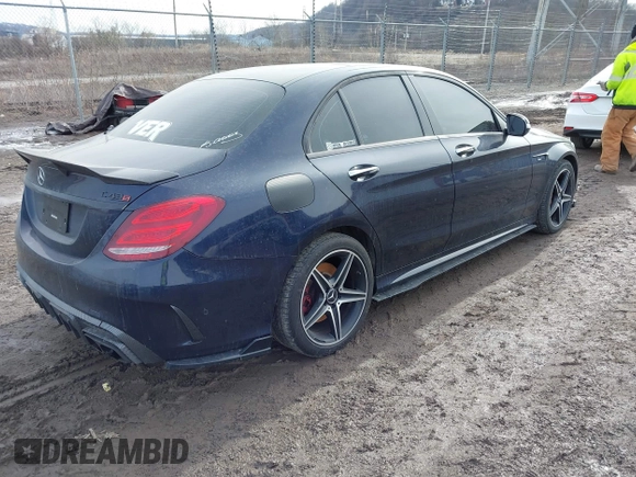 2017 Mercedes-Benz C 43 AMG with VIN 55SWF6EB6HU215481, listed as a IAAI auction lot 41660762 with 105,493 mi miles and . Bid and sale history available at DreamBid. Image 4.