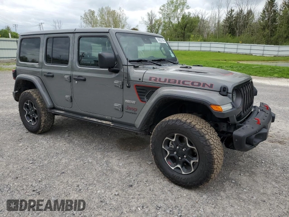 2020 Jeep Wrangler Unlimited Recon with VIN 1C4HJXFN6LW312966, listed as a Copart auction lot 56832145 with 45,875 mi miles and Salvage title. Bid and sale history available at DreamBid. Image 4.