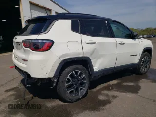 2021 Jeep Compass Trailhawk с VIN 3C4NJDDB9MT553602, выставлен на аукционе Copart как лот 55387255 с пробегом 82 440 миль миль и Чистый • Clean title. История ставок и продаж доступна на DreamBid. Изображение 3.