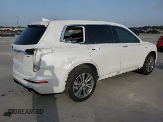 2020 Cadillac XT6 FWD Premium Luxury with VIN 1GYKPCRS7LZ122715, listed as a Copart auction lot 64907384 with 45,599 mi miles and Clean Title. Bid and sale history available at carsss.com. Image 3.