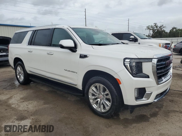 2021 GMC Yukon XL SLT with VIN 1GKS2GKD2MR319045, listed as a Copart auction lot 78261734 with 10,683 mi miles and Non Repairable. Bid and sale history available at carsss.com. Image 4.